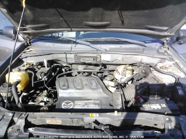 4F2CU08112KM43084 - 2002 MAZDA TRIBUTE LX/ES 灰色 照片 10