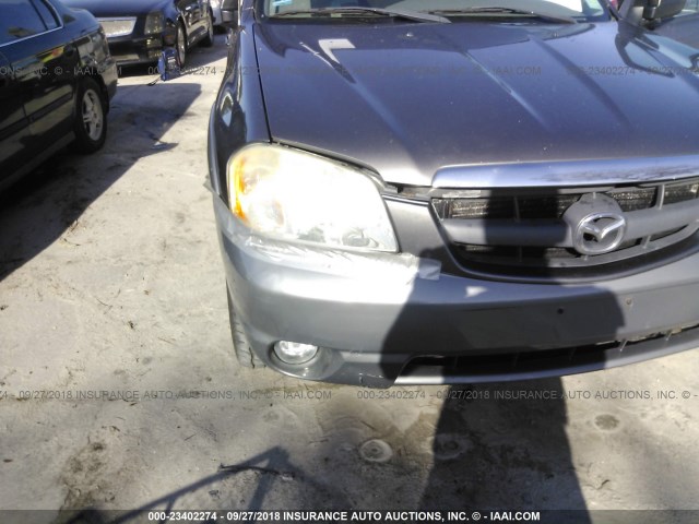 4F2CU08112KM43084 - 2002 MAZDA TRIBUTE LX/ES 灰色 照片 6