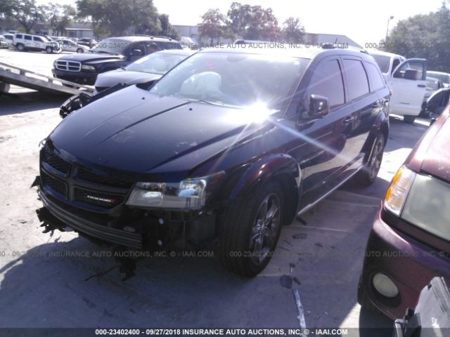 3C4PDCGG1FT511056 - 2015 DODGE JOURNEY CROSSROAD BLACK photo 2