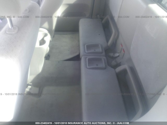 5TEUX42N96Z252772 - 2006 TOYOTA TACOMA ACCESS CAB WHITE photo 8