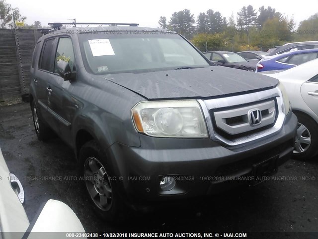 5FNYF4H9XBB053255 - 2011 HONDA PILOT GRAY photo 1