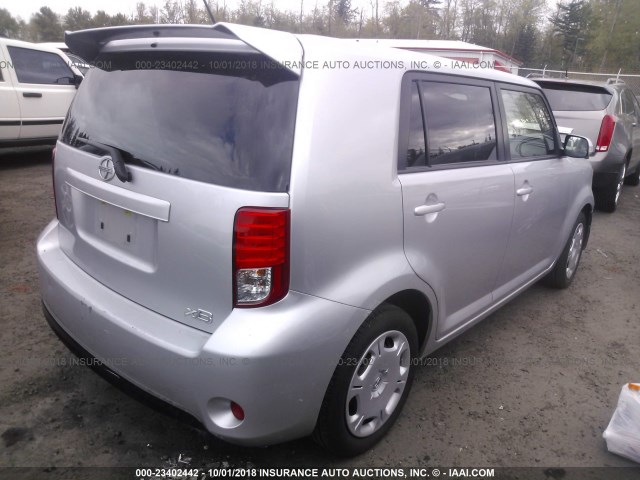JTLZE4FE6EJ051138 - 2014 TOYOTA SCION XB 银色 照片 4