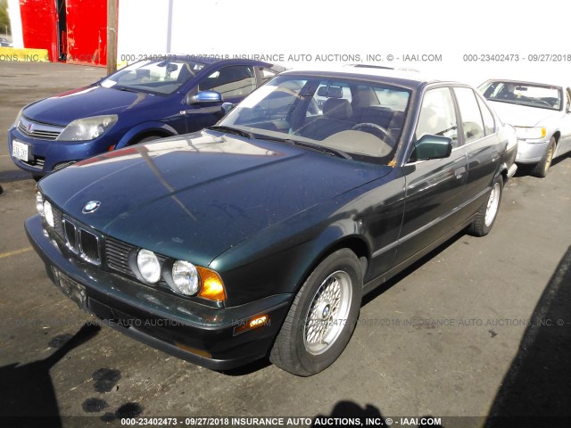 WBAHD2315NBF74161 - 1992 BMW 535 I AUTOMATIC GREEN photo 2