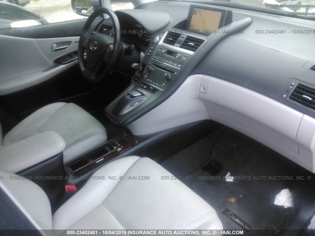 JTHBB1BA2A2007180 - 2010 LEXUS HS 250H BLACK photo 5