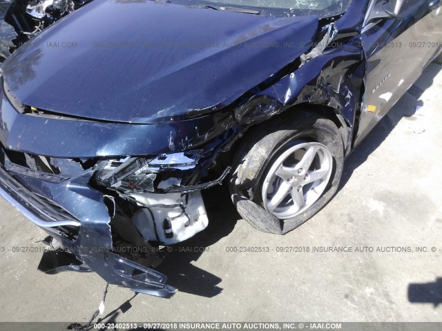 1G1ZB5ST9HF210832 - 2017 CHEVROLET MALIBU LS 深蓝色 照片 6