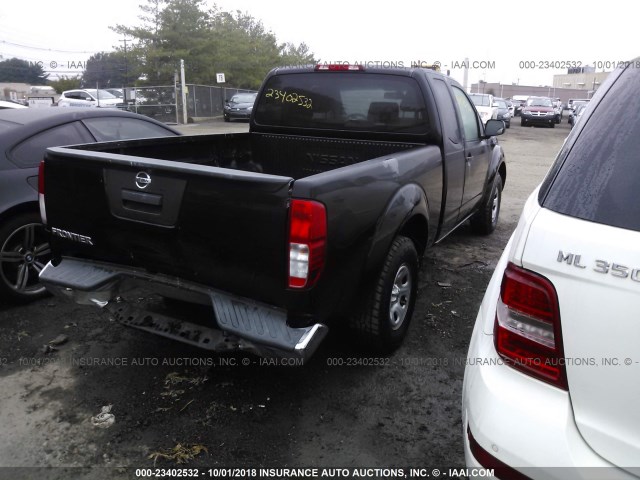 1N6BD0CT9EN716518 - 2014 NISSAN FRONTIER S/SV BLACK photo 4