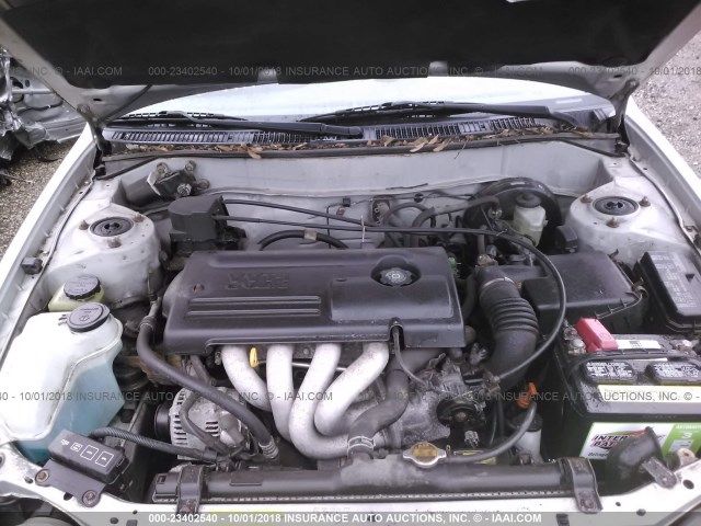 2T1BR12E6YC341739 - 2000 TOYOTA COROLLA VE/CE/LE SILVER photo 10