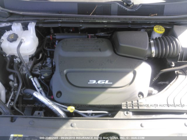 2C4RC1BG1JR305657 - 2018 CHRYSLER PACIFICA TOURING L Արծաթագույն լուսանկար 10