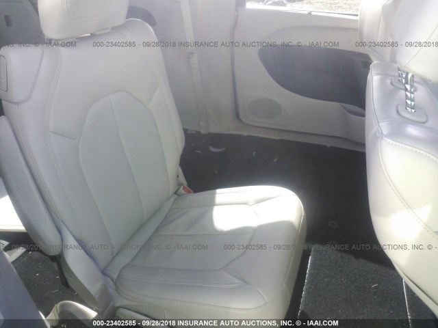 2C4RC1BG1JR305657 - 2018 CHRYSLER PACIFICA TOURING L Արծաթագույն լուսանկար 8