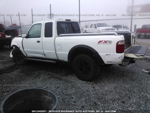 1FTZR45E65PA15240 - 2005 FORD RANGER SUPER CAB WHITE photo 3