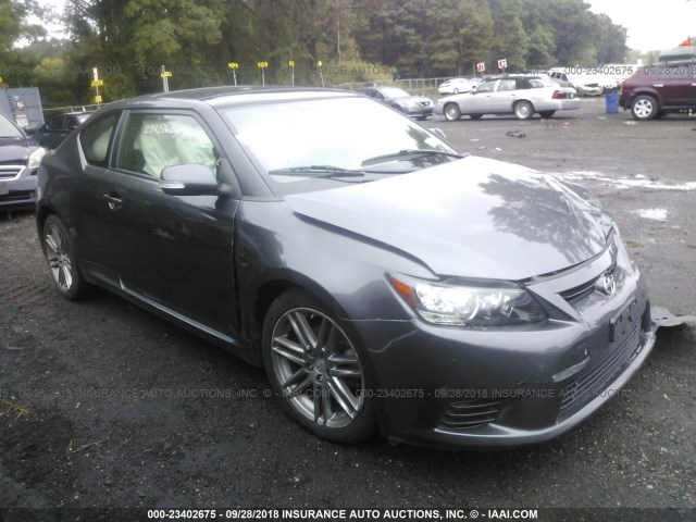 JTKJF5C78C3039102 - 2012 TOYOTA SCION TC 灰色 照片 1