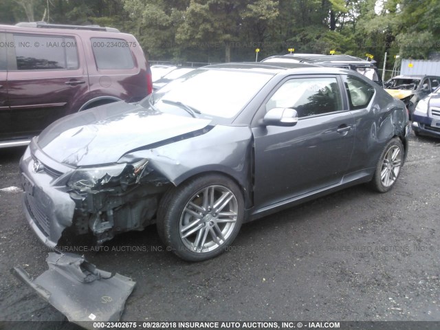 JTKJF5C78C3039102 - 2012 TOYOTA SCION TC 灰色 照片 2