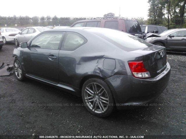 JTKJF5C78C3039102 - 2012 TOYOTA SCION TC 灰色 照片 3