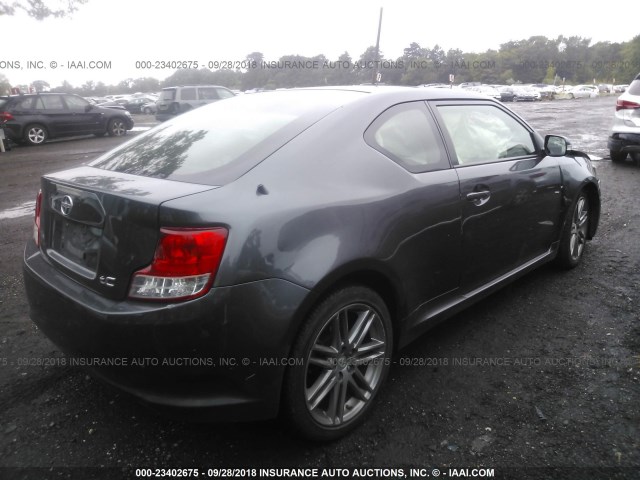 JTKJF5C78C3039102 - 2012 TOYOTA SCION TC 灰色 照片 4