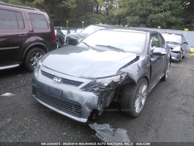 JTKJF5C78C3039102 - 2012 TOYOTA SCION TC 灰色 照片 6