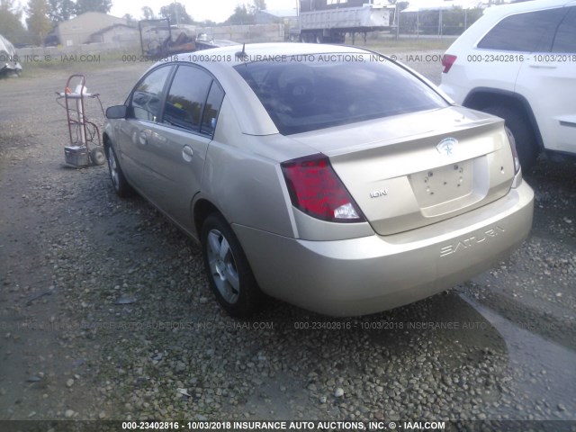 1G8AL58F26Z151227 - 2006 SATURN ION LEVEL 3 GOLD photo 3