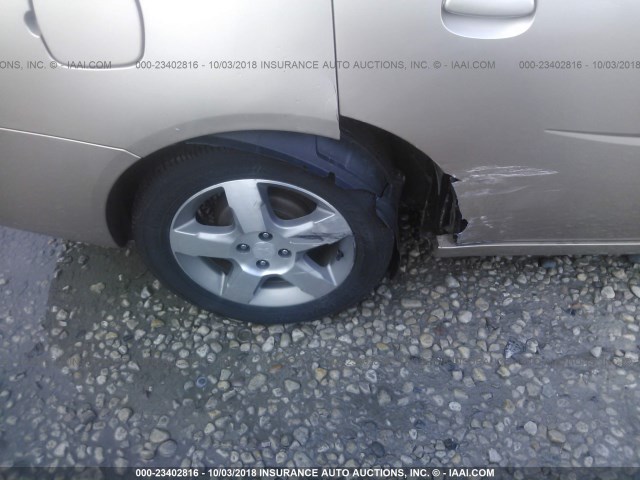 1G8AL58F26Z151227 - 2006 SATURN ION LEVEL 3 GOLD photo 6