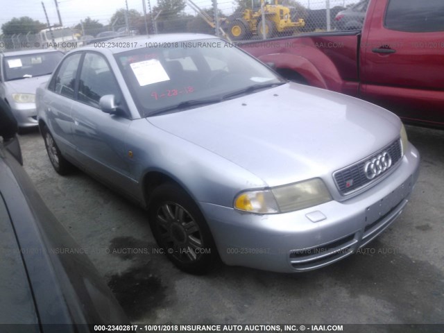 WAUCB28D7WA262270 - 1998 AUDI A4 1.8T QUATTRO SILVER photo 1