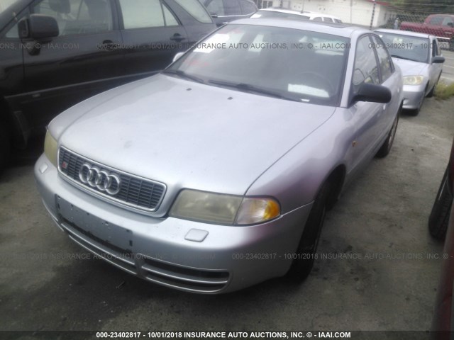 WAUCB28D7WA262270 - 1998 AUDI A4 1.8T QUATTRO SILVER photo 2