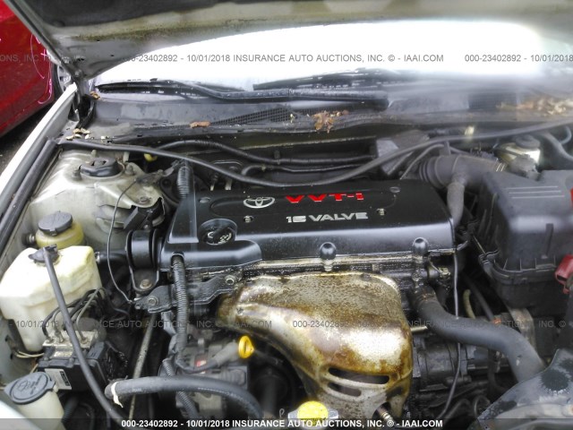 4T1BE32K24U826143 - 2004 TOYOTA CAMRY LE/XLE/SE SILVER photo 10