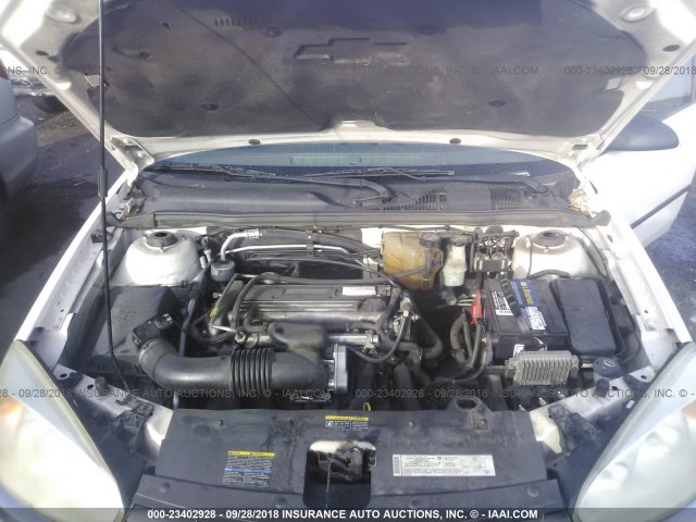 1G1ZS52FX5F211154 - 2005 CHEVROLET MALIBU WHITE photo 10