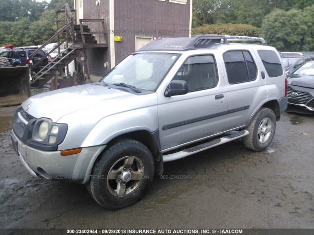 5N1ED28Y84C604380 - 2004 NISSAN XTERRA XE/SE SILVER photo 2