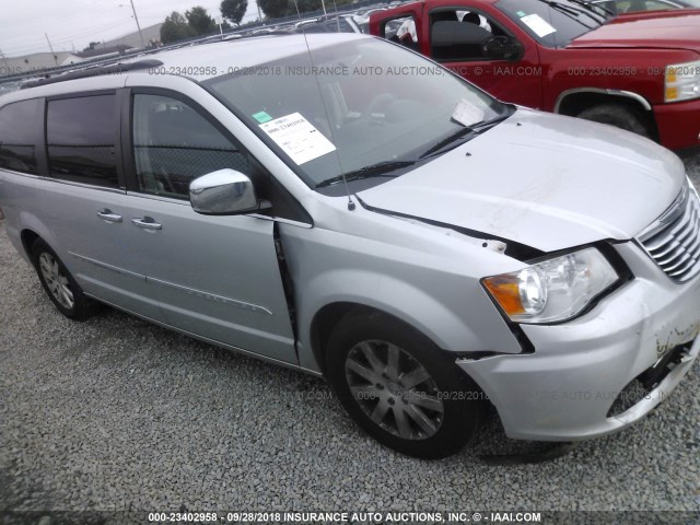 2C4RC1CG8CR227766 - 2012 CHRYSLER TOWN & COUNTRY TOURING L SILVER photo 1