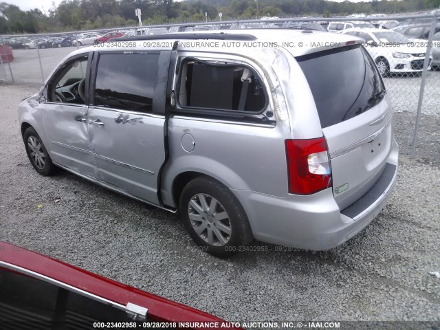 2C4RC1CG8CR227766 - 2012 CHRYSLER TOWN & COUNTRY TOURING L SILVER photo 3