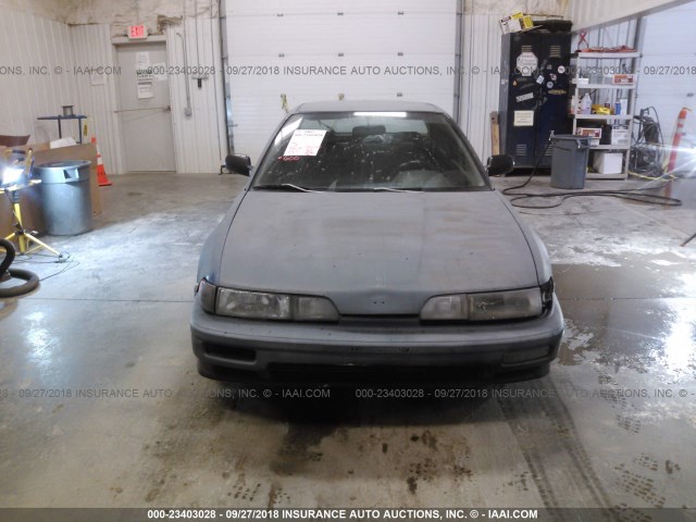 JH4DA9345NS003844 - 1992 ACURA INTEGRA RS GRAY photo 6