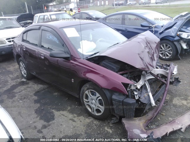 1G8AJ52F03Z104918 - 2003 SATURN ION LEVEL 2 栗色 照片 1