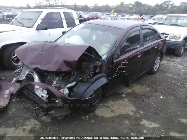 1G8AJ52F03Z104918 - 2003 SATURN ION LEVEL 2 栗色 照片 2