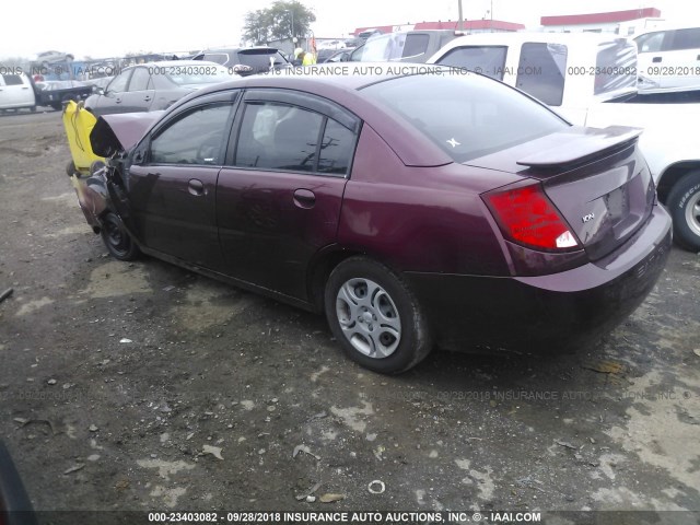 1G8AJ52F03Z104918 - 2003 SATURN ION LEVEL 2 栗色 照片 3