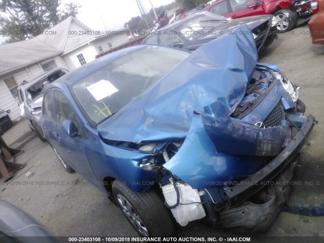 1NXBU40E29Z010028 - 2009 TOYOTA COROLLA S/LE/XLE BLUE photo 1