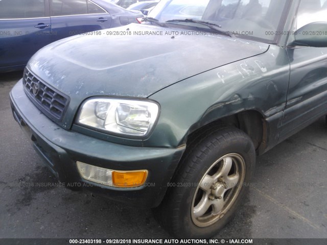 JT3GP10V4Y7070362 - 2000 TOYOTA RAV4 GREEN photo 6