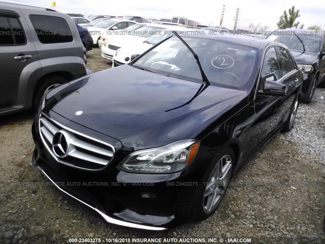 WDDHF8JB3FB167102 - 2015 MERCEDES-BENZ E 350 4MATIC BLACK photo 2