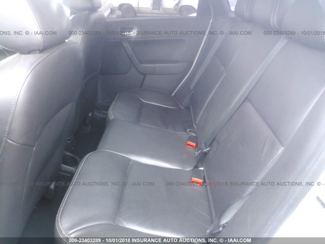 1FAHP3GNXAW292472 - 2010 FORD FOCUS SES SILVER photo 8