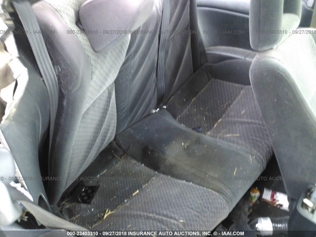 1HGEM22395L067524 - 2005 HONDA CIVIC DX VP BLACK photo 8