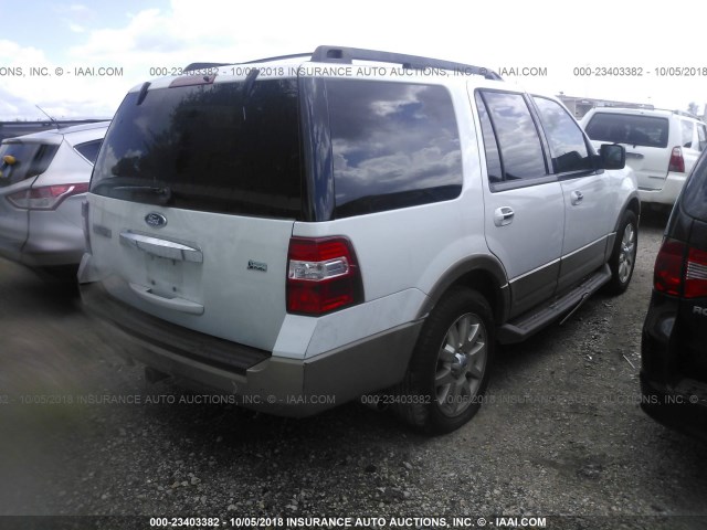 1FMJU1H5XBEF02529 - 2011 FORD EXPEDITION XLT/KING RANCH WHITE photo 4