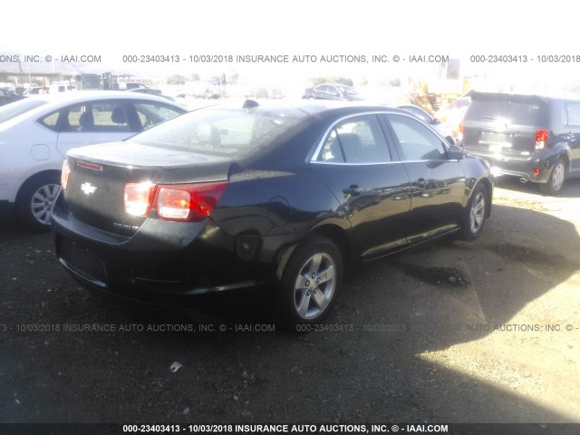 1G11C5SA7DU128158 - 2013 CHEVROLET MALIBU 1LT BLACK photo 4