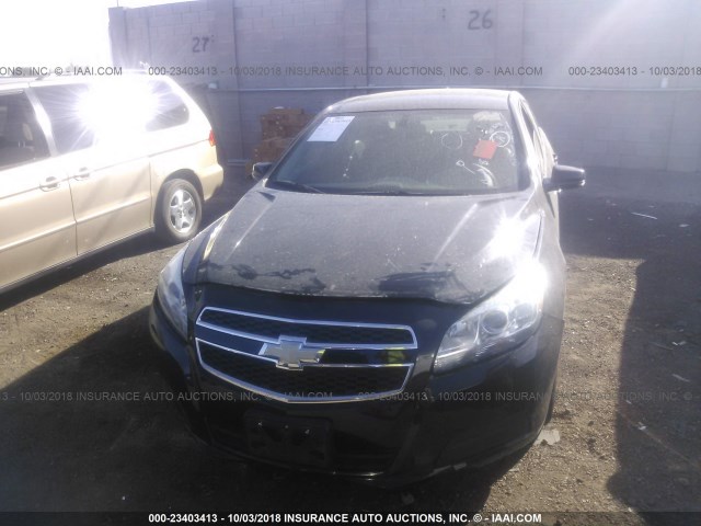 1G11C5SA7DU128158 - 2013 CHEVROLET MALIBU 1LT BLACK photo 6