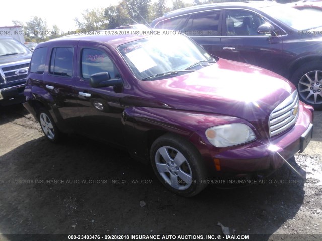 3GNDA13D67S626875 - 2007 CHEVROLET HHR LS RED photo 1