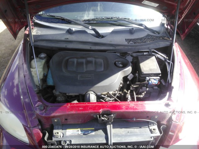 3GNDA13D67S626875 - 2007 CHEVROLET HHR LS RED photo 10