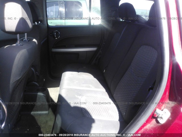 3GNDA13D67S626875 - 2007 CHEVROLET HHR LS RED photo 8