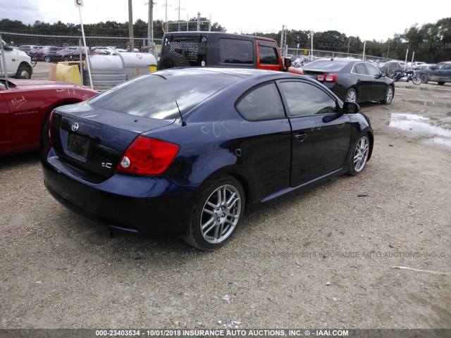 JTKDE177770213896 - 2007 TOYOTA SCION TC 蓝色 照片 4