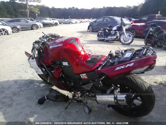 JKBZXNC14AA020743 - 2010 KAWASAKI ZX1400 C RED photo 3