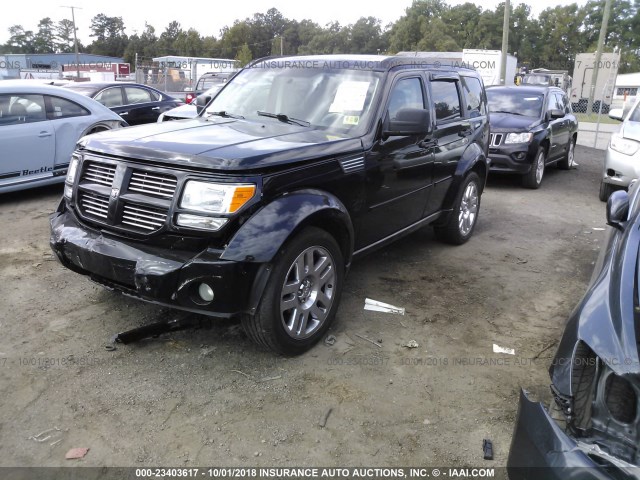 1D8GU58657W669382 - 2007 DODGE NITRO R/T BLACK photo 2