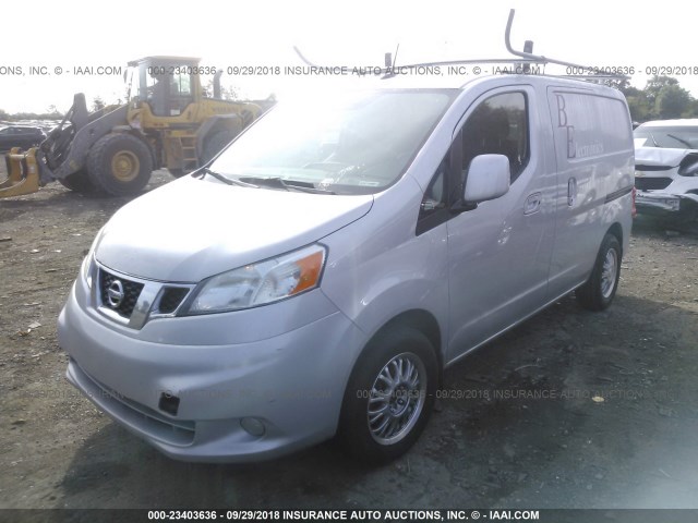 3N6CM0KN1DK692565 - 2013 NISSAN NV200 2.5S/2.5SV SILVER photo 2