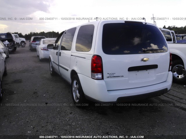 1GNDV23137D215255 - 2007 CHEVROLET UPLANDER LS WHITE photo 3