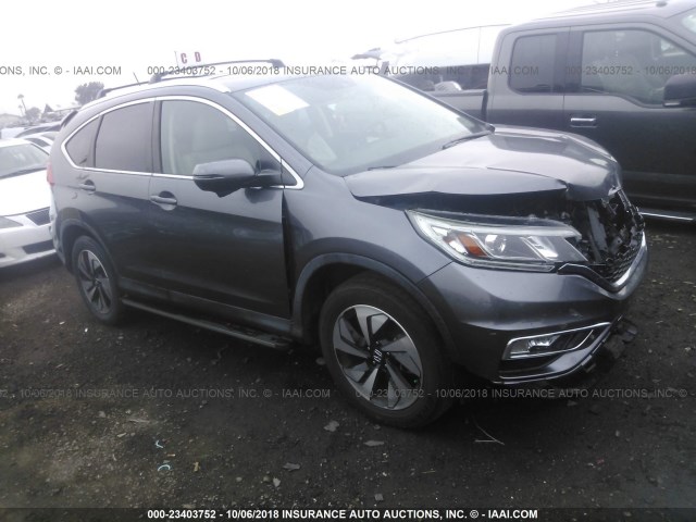 5J6RM3H98FL020787 - 2015 HONDA CR-V TOURING BLACK photo 1