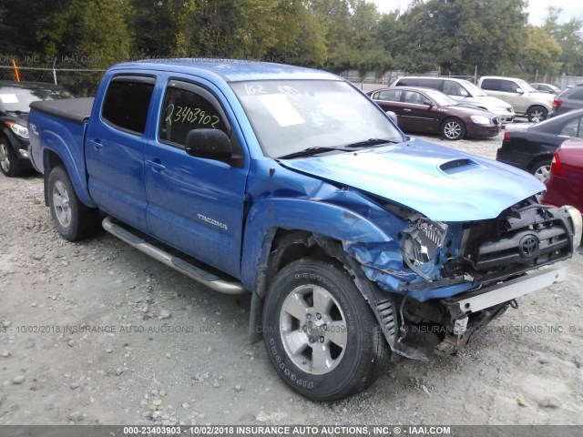 5TELU42N86Z268840 - 2006 TOYOTA TACOMA DOUBLE CAB 蓝色 照片 1